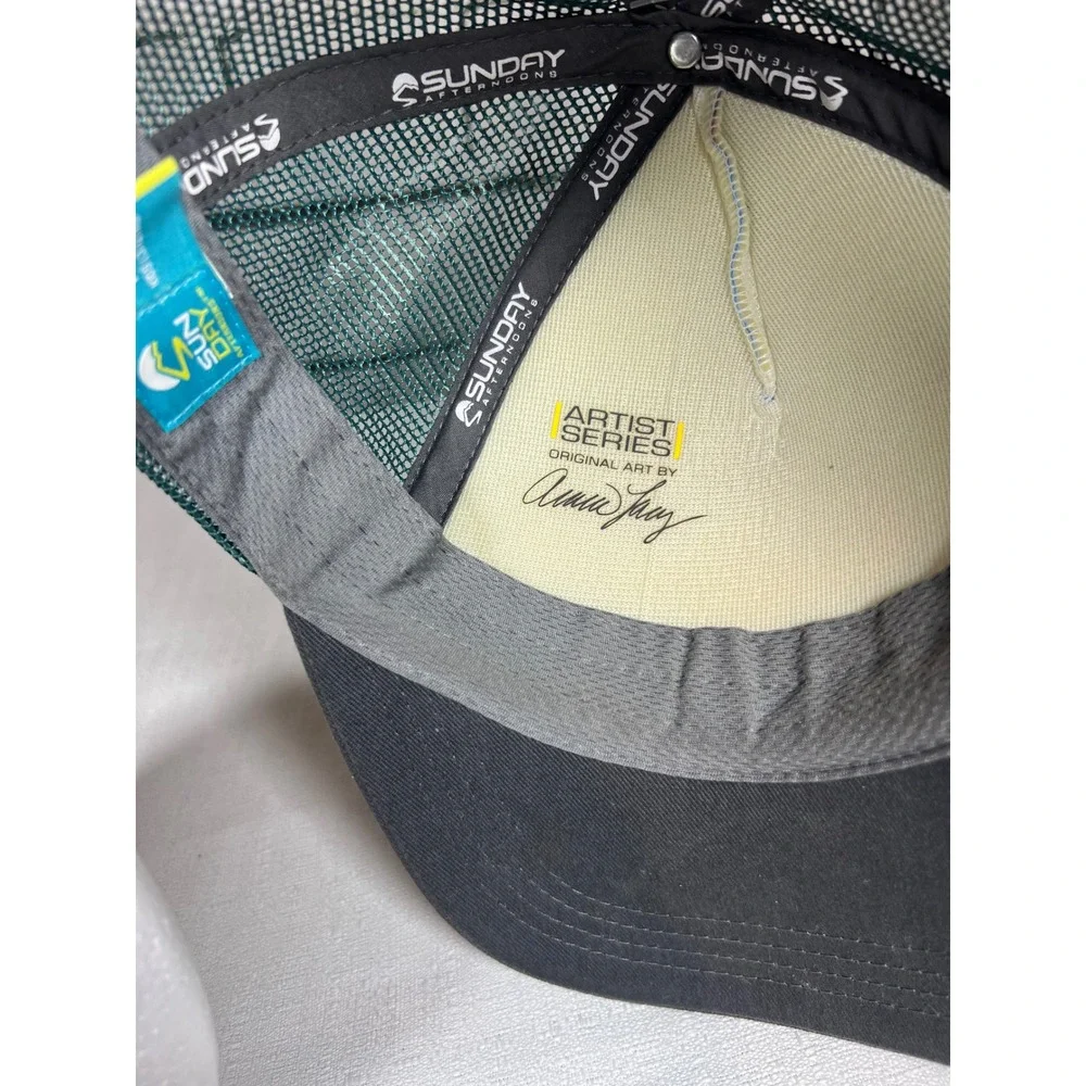 Sunday Afternoons Kids Artist Series Osprey Trucker Hat Annie Lacy Green M/L